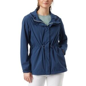 Bass Outdoor Spring Anorak Jacket Womens Large Big Dipper Full Zip Hooded UPS745